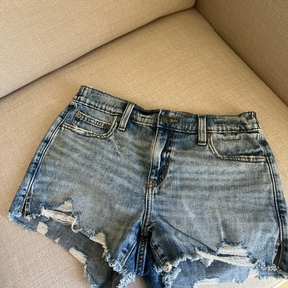Aerie Distressed Denim Women Shorts